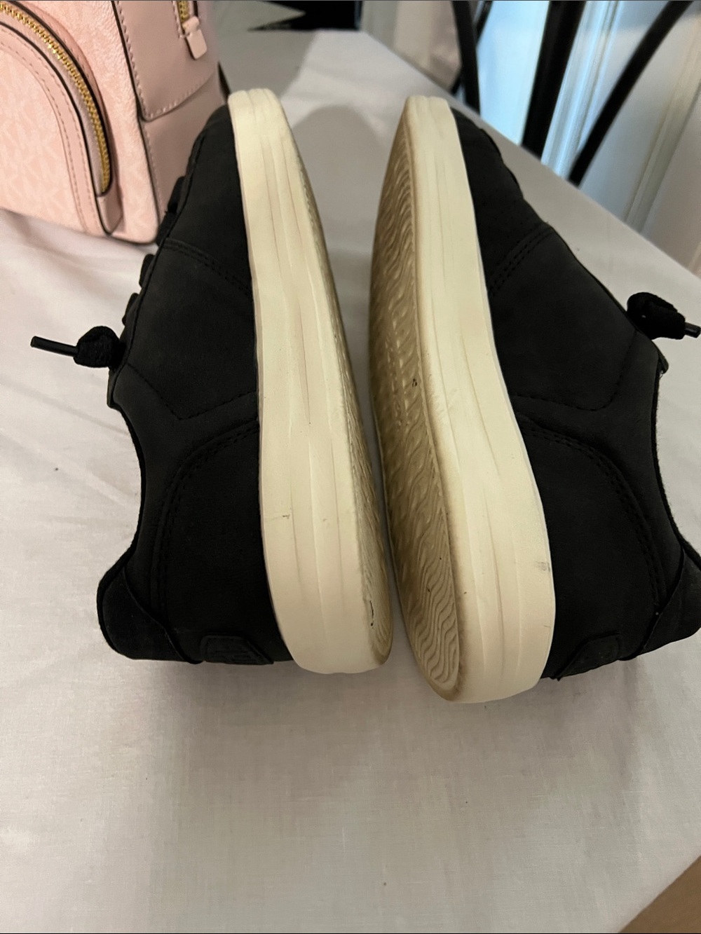 Hey Dude Black Sneakers with Cream Soles - Picture 3 of 6
